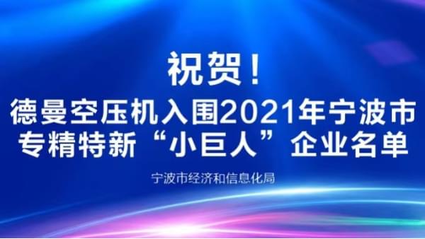 祝贺！蜜桃视频成人网站登榜2021年宁波专精特新“小巨人”企业
