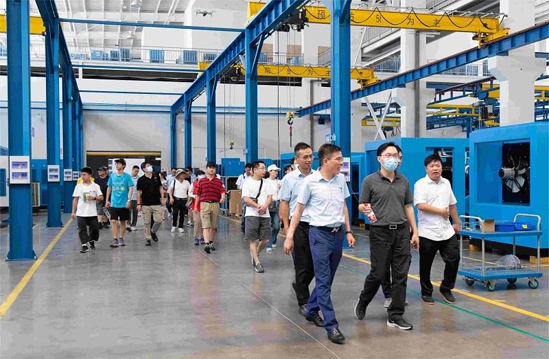 宁波台协家联合会企业家走进宁波蜜桃视频成人网站压缩机有限公司